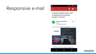 Responsive e-mail
 