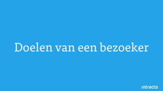 Doelen van een bezoeker
 