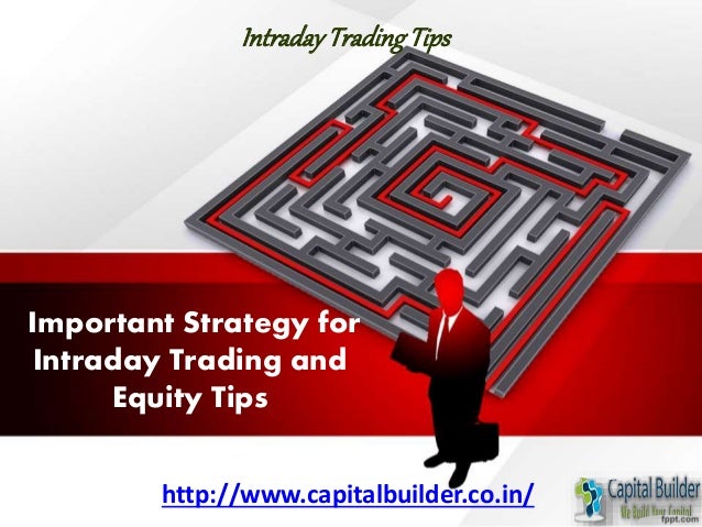 Intraday equity trading strategies