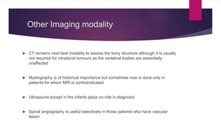 Intradural extramedullary mass - a case on  MRI Slide 28
