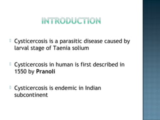 Intramedullary neurocysticercosis Slide 13