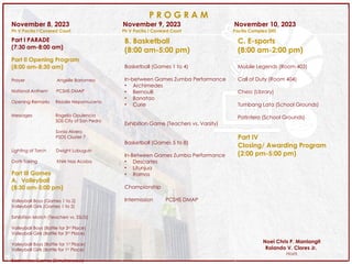 Intramurals 2023 power point presentation | PPTX