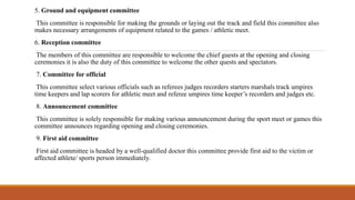 Sports Program Committee iNTRAMURAL pROGRAM.presentation for activities.... | PPTX