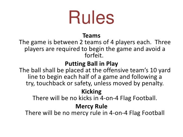 football rules football rules