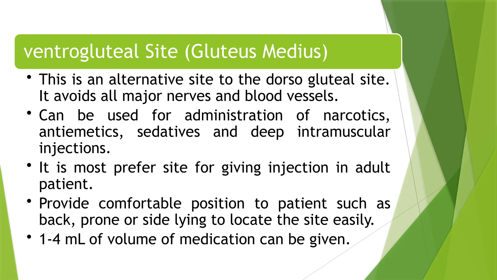 intramuscular injection type of injection | PPTX