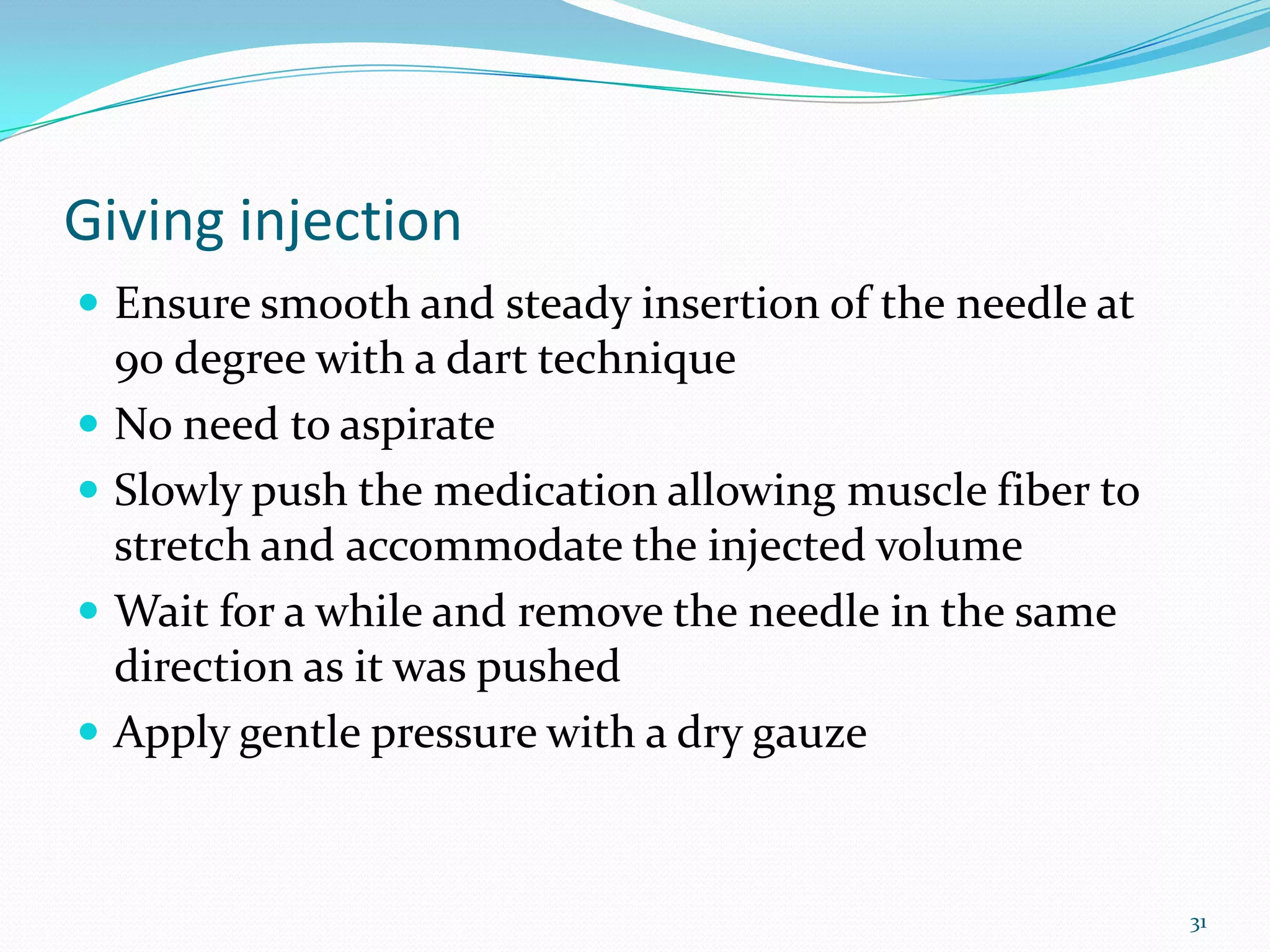 Intramuscular injection ppp | PPTX