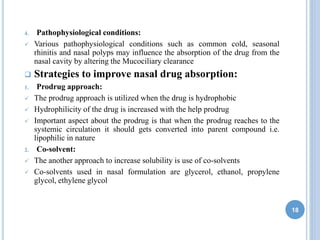 Intranasal drug delivery to brain | PPTX