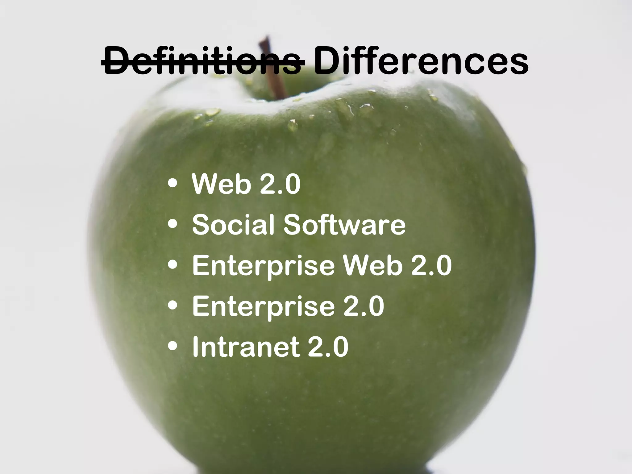 Intranet 2.0 - Integrating Enterprise 2.0 into your corporate intranet