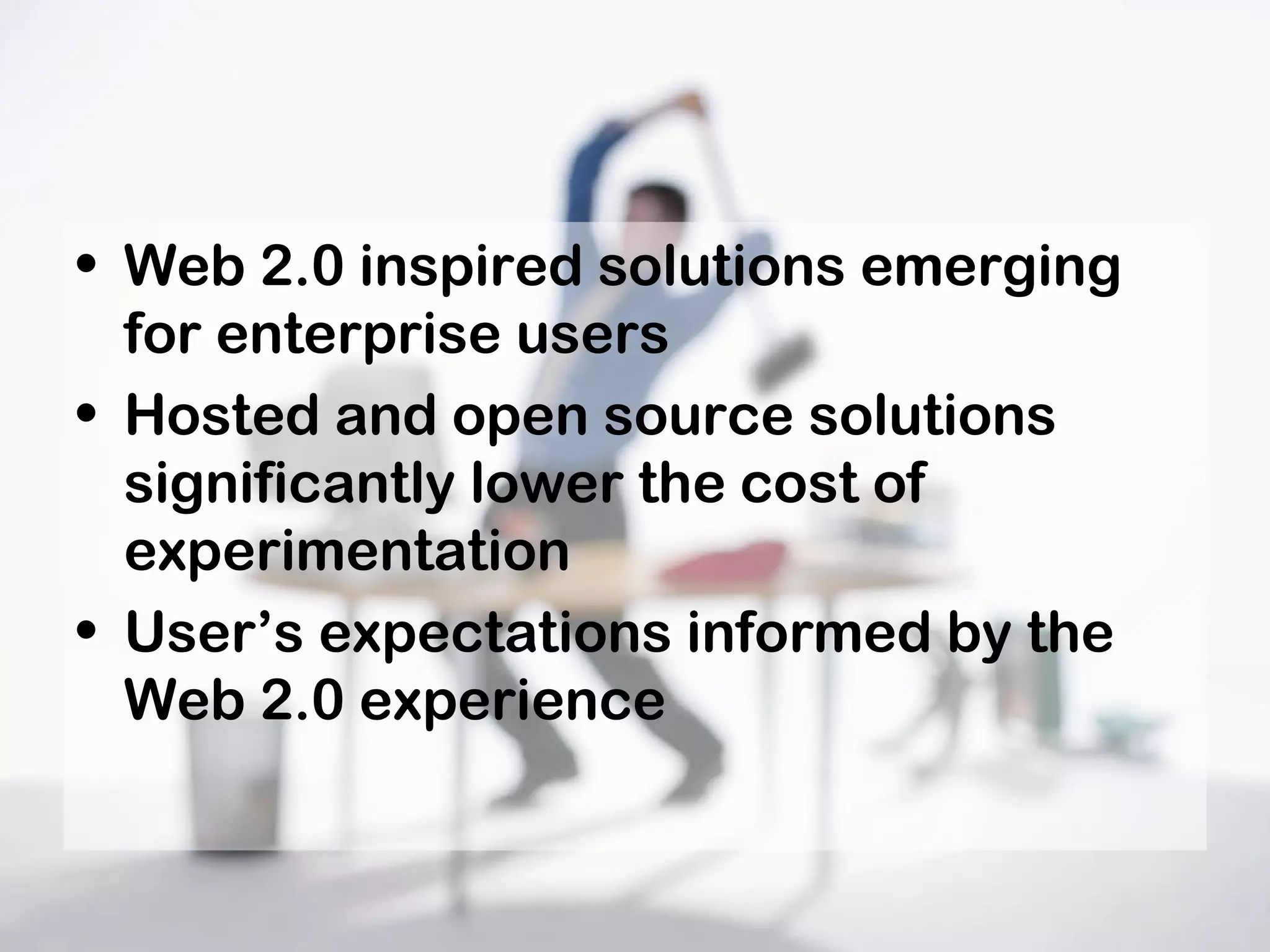 Intranet 2.0 - Integrating Enterprise 2.0 into your corporate intranet