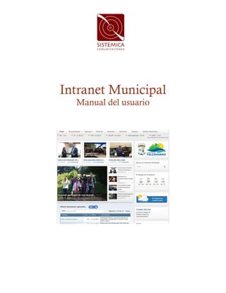 Intranet Municipal
Manual del usuario
 