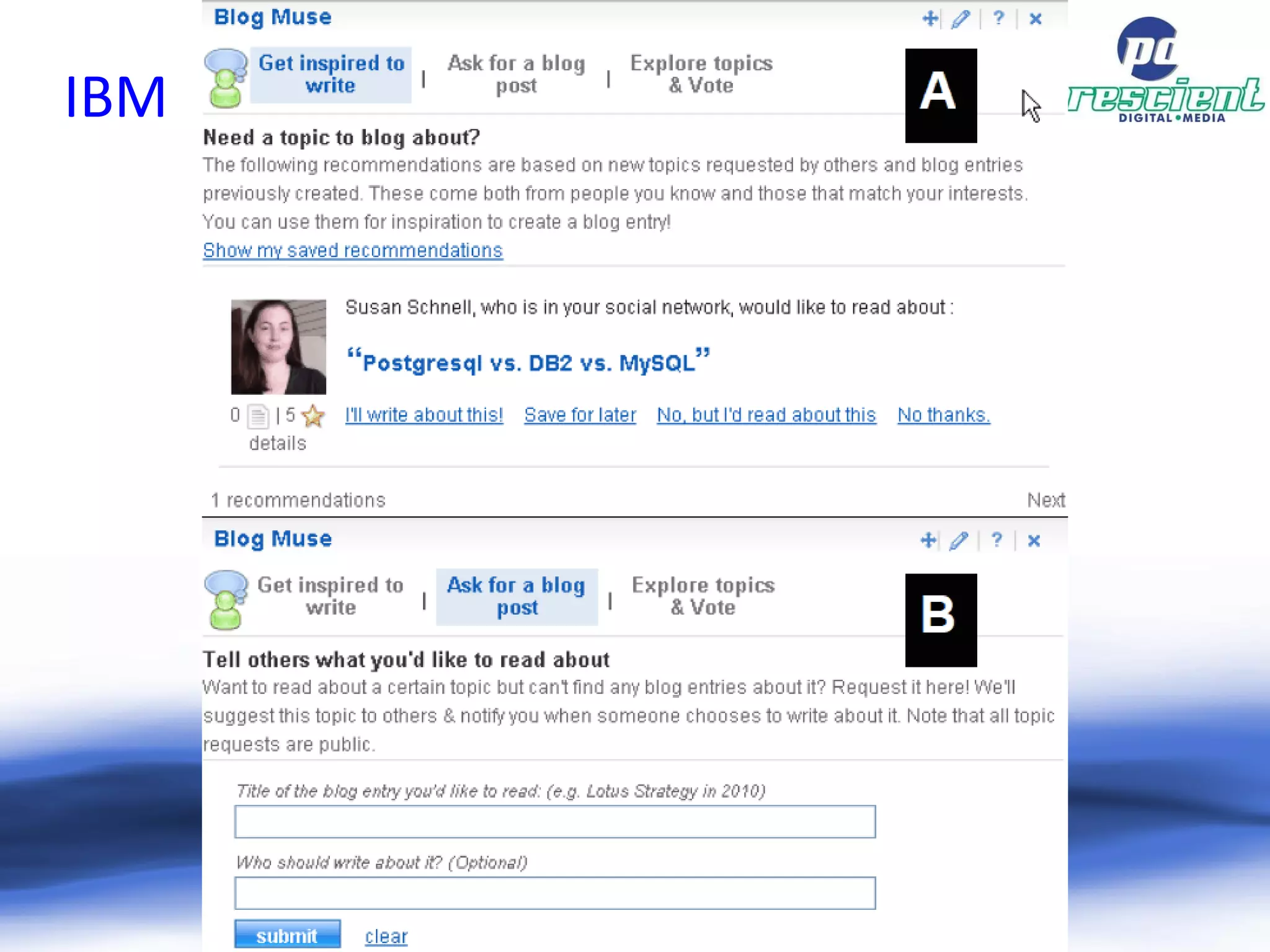 IBM Strictly Confidential  © 2009 Prescient Digital Media  Not For Distribution 