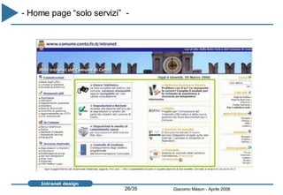 - Home page “solo servizi”  -  