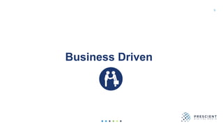 9
Business Driven
 