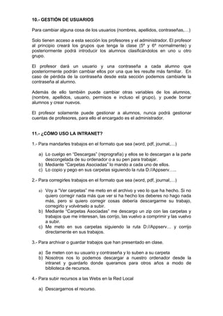 Intranet primaria