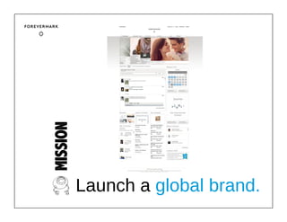 MISSION
Launch a global brand.

 