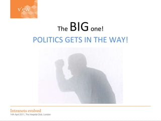 Simon Evans POLITICS GETS IN THE WAY! The  BIG  one! 