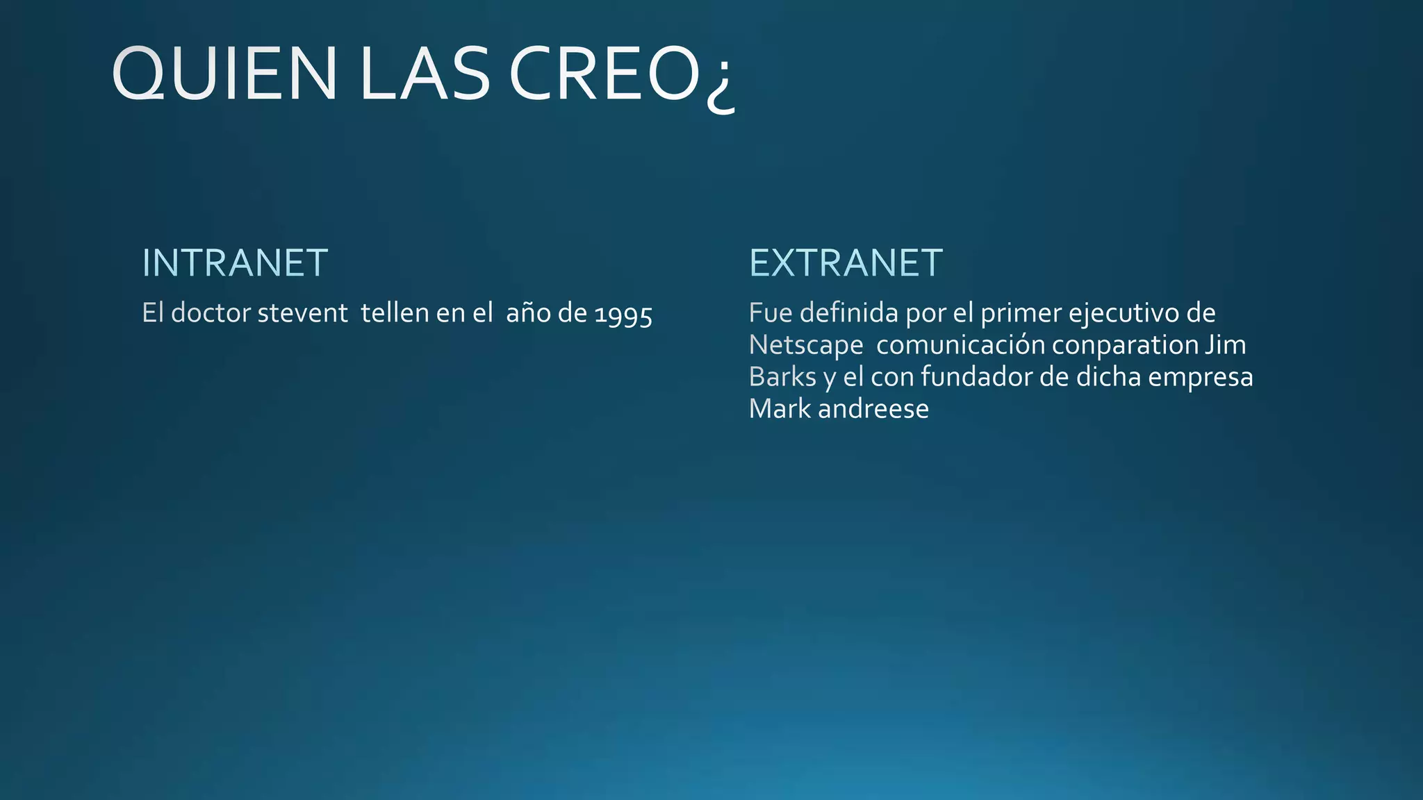 Intranet y extranet dia | PPT