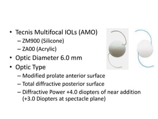 Zmb00 Intraocular lenses | PPTX