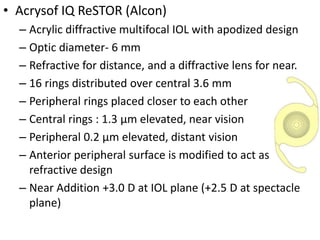 Intraocular lenses | PPTX