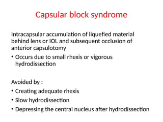 Small Rhexis Intraop complications of SICS by junior resident ophthalmology.pptx