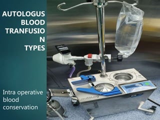 Intra operative blood_conservation | PPT
