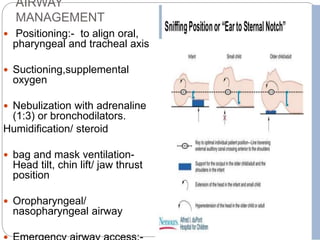 Intra operative management in pediatric age group | PPTX