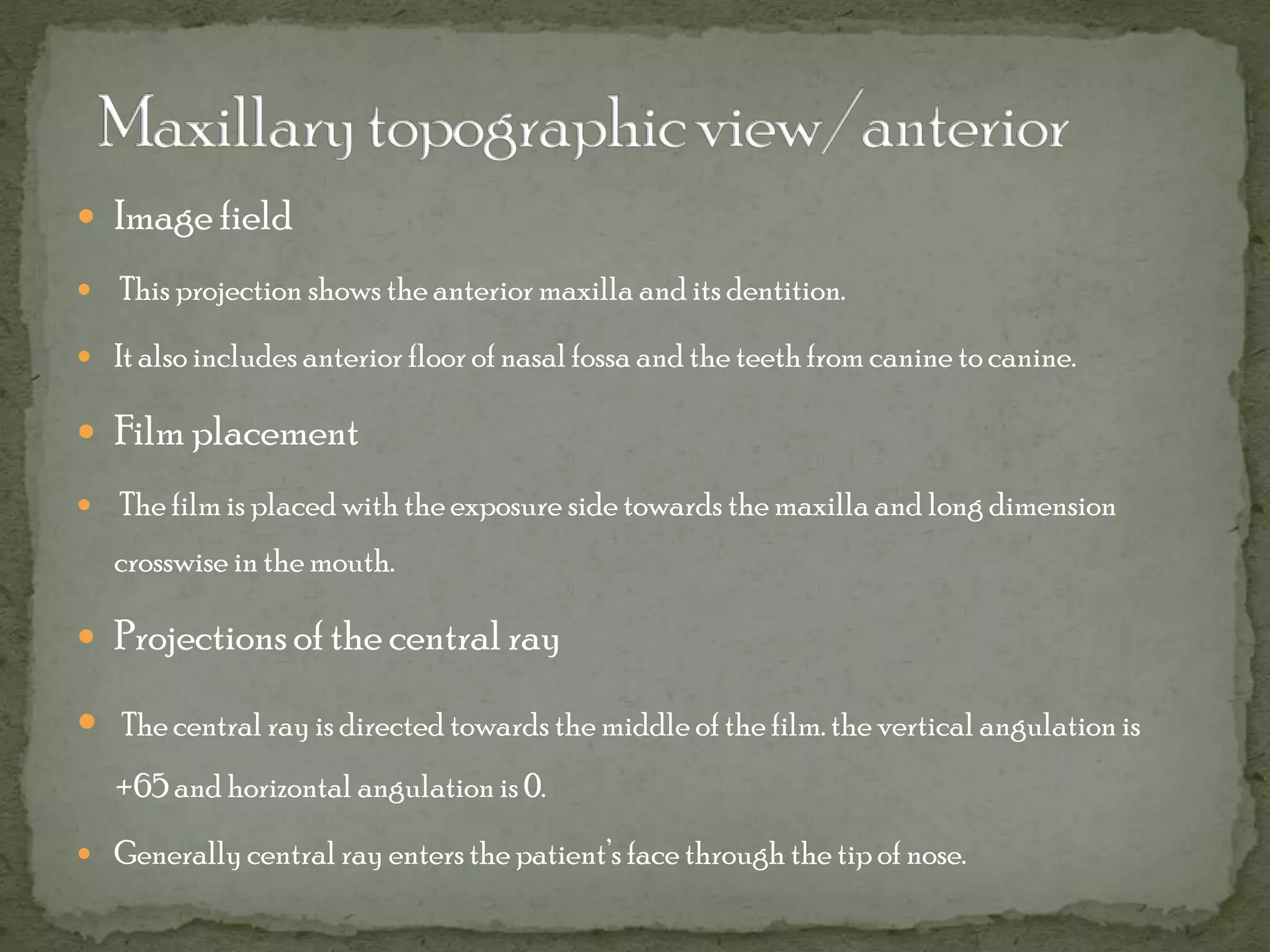 Intraoral radiographic technique ii | PPTX