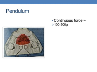 Pendulum
• Continuous force ~
100-200g
 