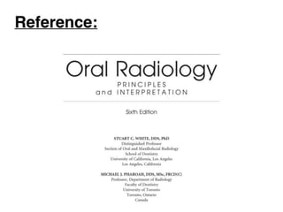 Intraoral radiographic anatomy
