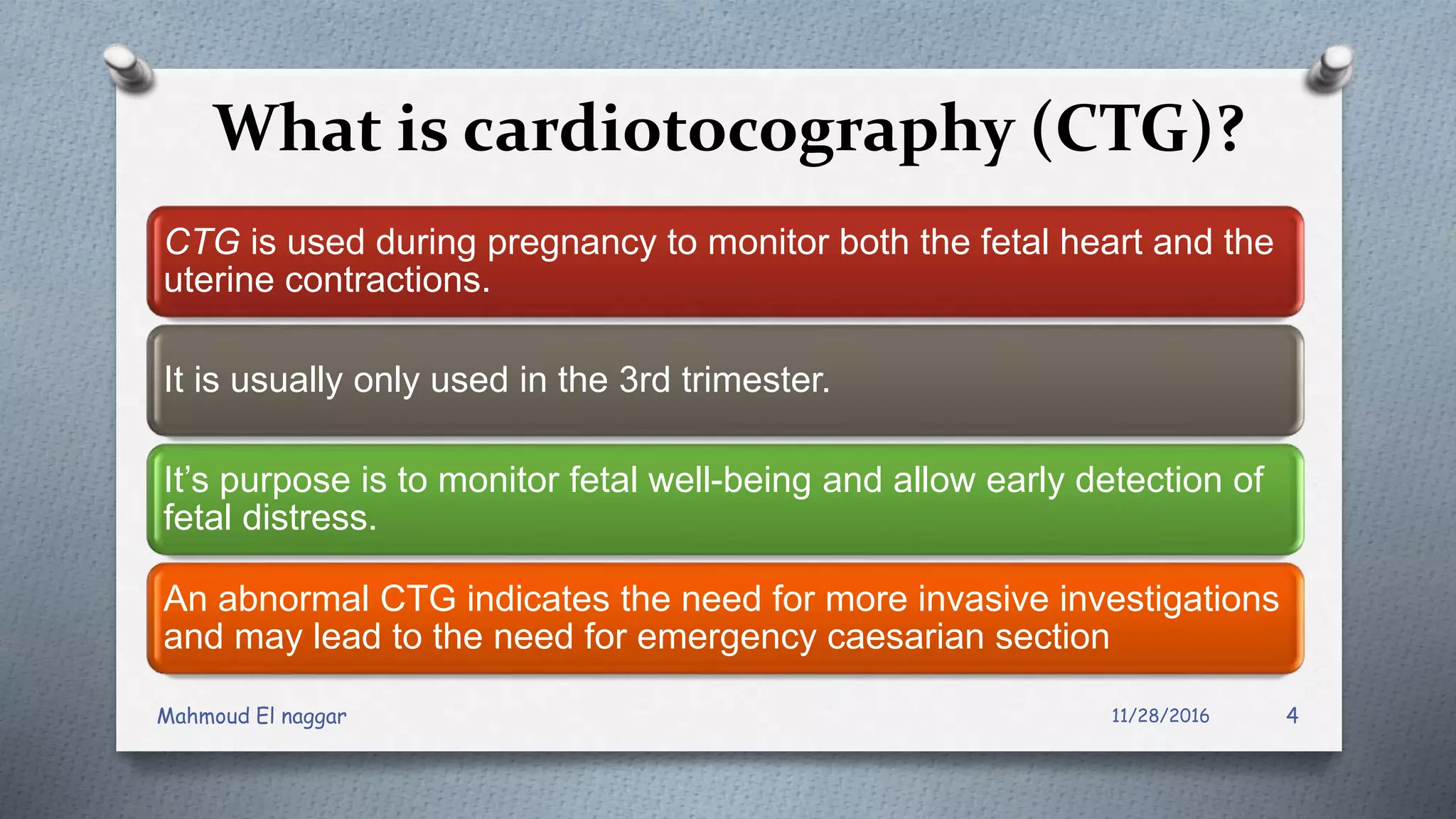 Intrapartum assessment of fetal wellbeing | PPTX