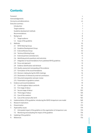 WHO recommendations Intrapartum care for a positive childbirth ...
