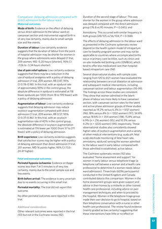 WHO recommendations Intrapartum care for a positive childbirth ...