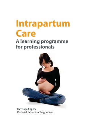 Intrapartum
Care
A learning programme
for professionals




Developed by the
Perinatal Education Programme
 