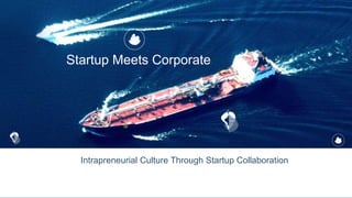 Intrapreneurial Culture Through Startup Collaboration
Startup Meets Corporate
 
