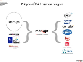 Intro
Innovation risks

                              Philippe MÉDA / business designer
Uncharted waters
Buccaneers
Cultur...