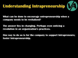 Intrapreneurship