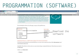 16 
PROGRAMMATION (SOFTWARE) 
Download the software  