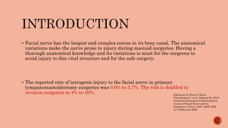 Intratemporal course ofnerve PPTX