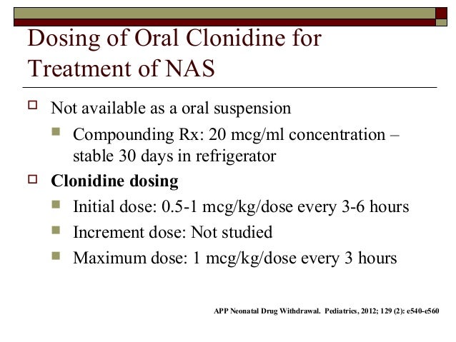 maximum daily dose of clonidine