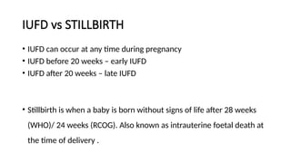 Comprehensive Overview of Intrauterine Fetal Death (IUFD): Definition ...