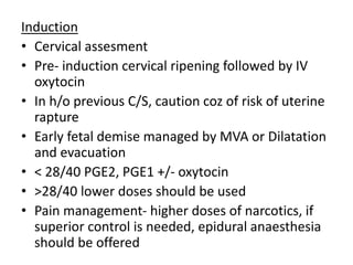 Intrauterine fetal demise | PPT