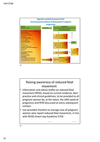 Intrauterine fetal demise (iufd) | PDF