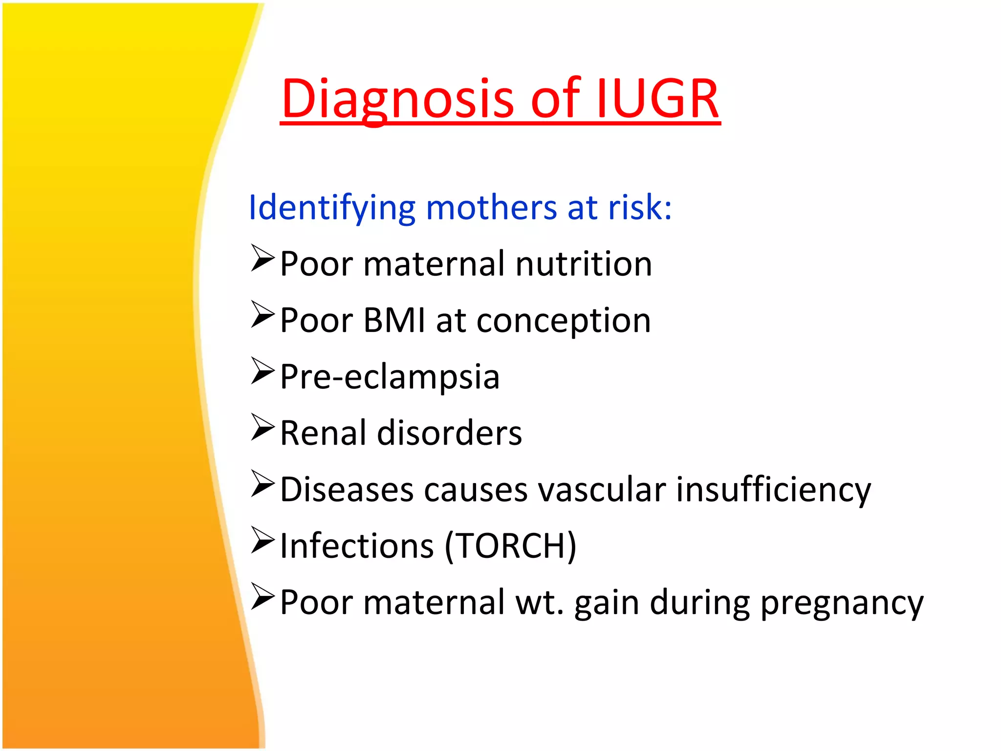 Intrauterine growth restriction | PPT