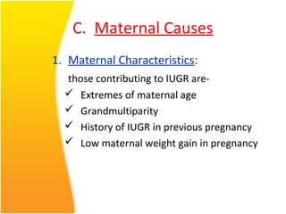 Intrauterine growth restriction | PPT