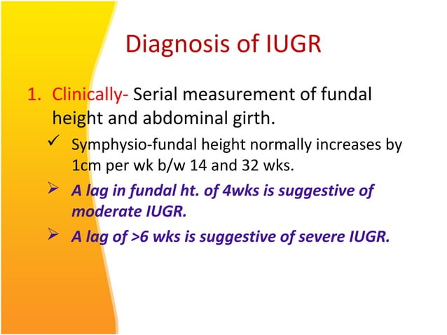 Picture of Early Detection and Prevention of Intrauterine Growth Restriction and ...