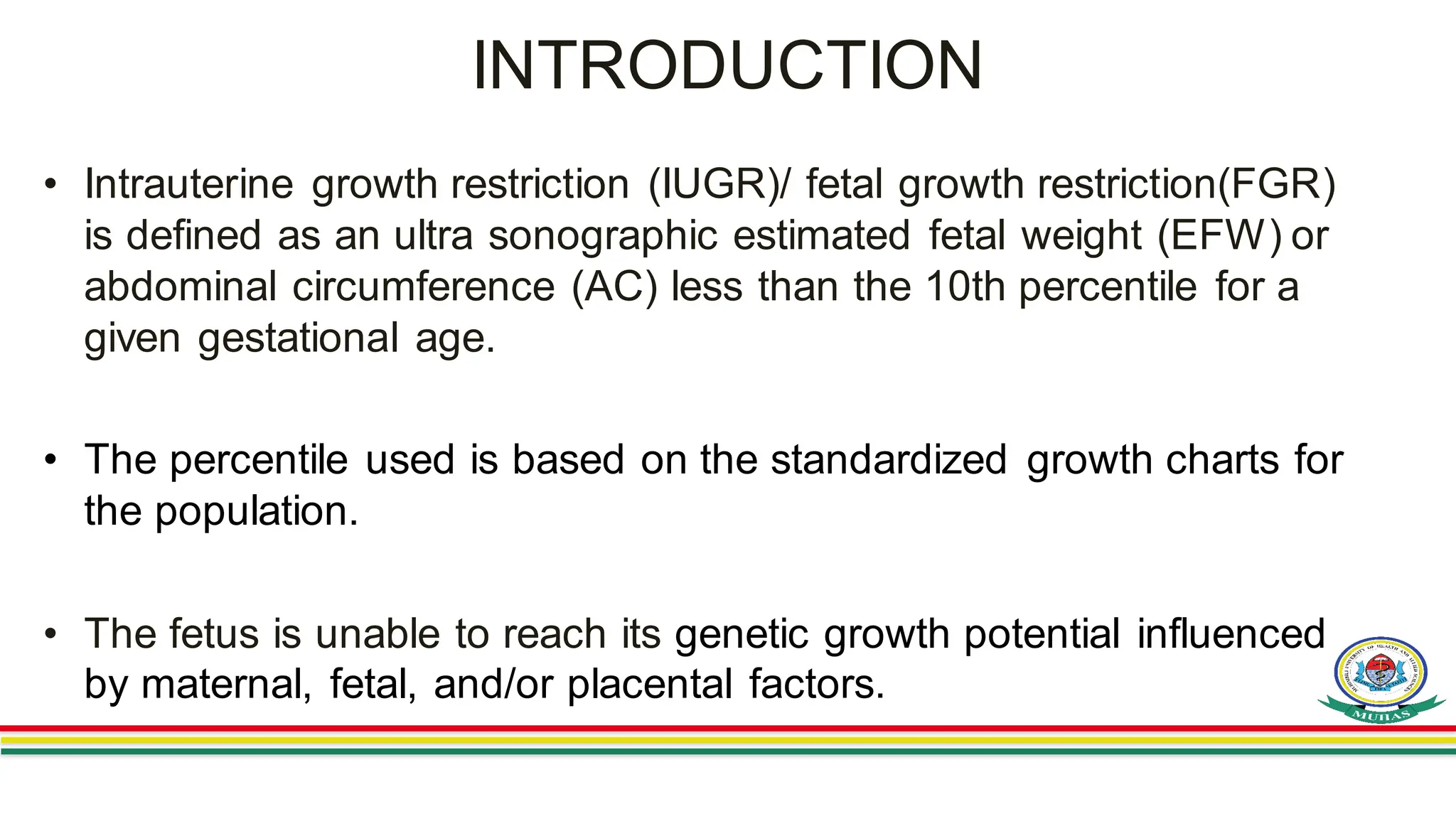 INTRAUTERINE FETAL GROWTH RESTRICTION.pdf | Pregnancy | Reproductive Health