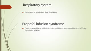 Intravenous anaesthetic agents | PPTX