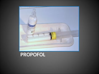 Protobol Injection Intravenous induction agents in Anesthesia | PPT