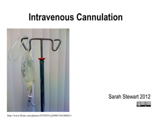 Intravenous Cannulation Sarah Stewart 2012   http://www.flickr.com/photos/24782931@N00/3341006811 