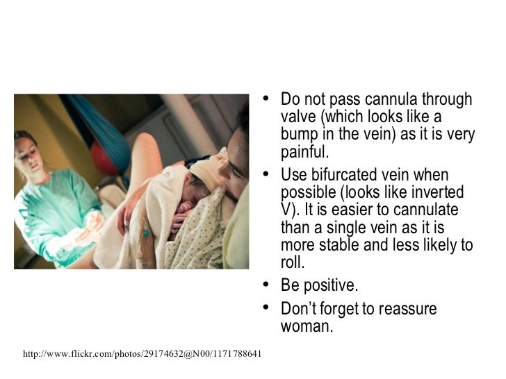 Intravenous cannulation